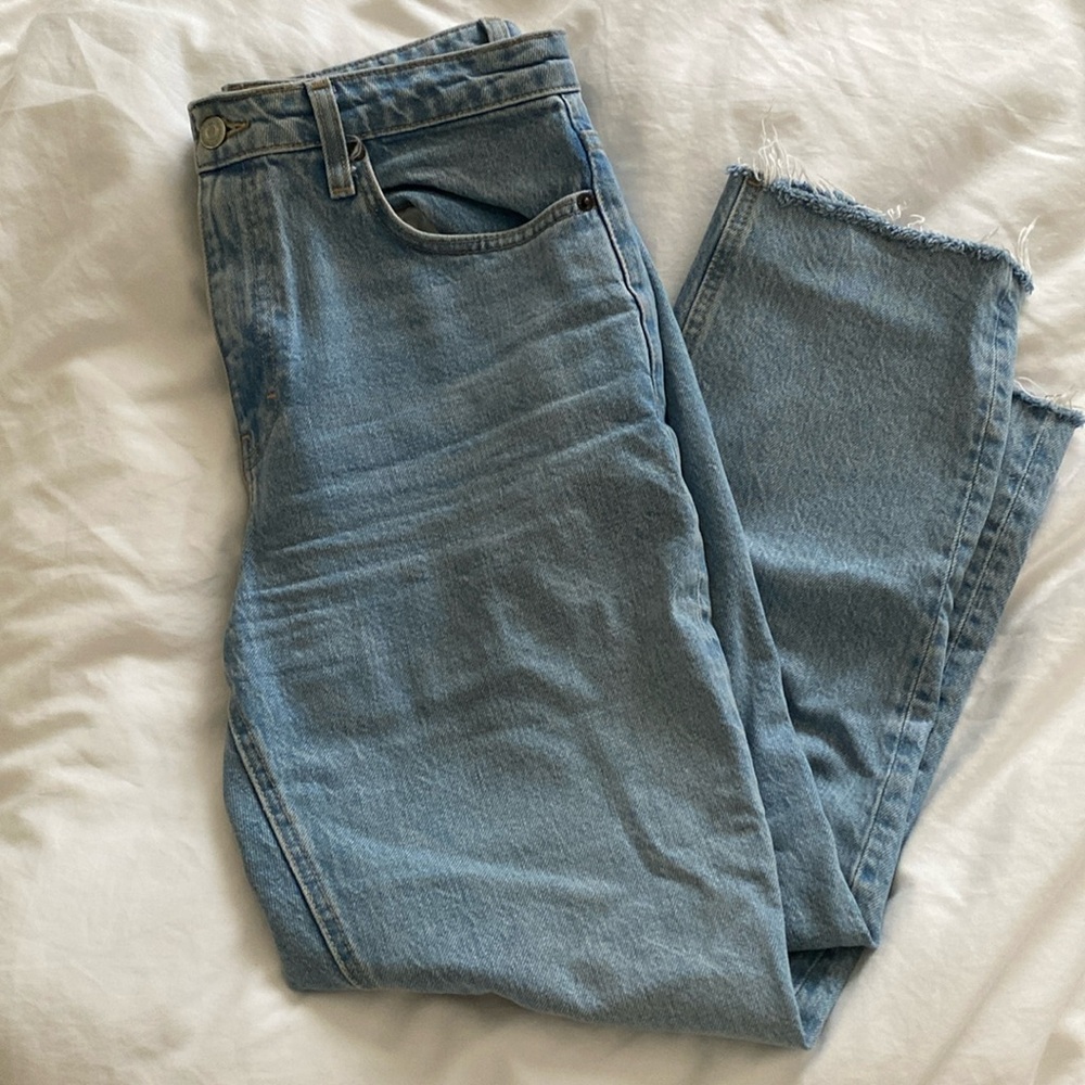 Topshop light wash jeans
